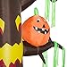 Kemper King 8 Foot Halloween Inflatable Tree, Airblown Spooky Dead Tree and 4 Scary Pumpkins Lighted for Home Yard Garden Indoor and Outdoor Decoration