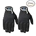 Wells Lamont Synthetic Work Gloves, High Dexterity, Extra Large, 2 Pair Pack (7700XLN)