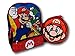 Nintendo Boys Backpack with Shaped Mario Head Lunch Kit, Red, One Size
