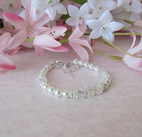 Baby Bracelet Baptism Baby to Bride® Bracelet with Extender BTB32