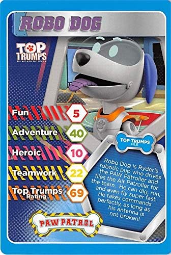 robot dog from paw patrol