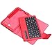 NEWSTYLE Samsung Galaxy Tab E 8.0 Keyboard Case - Folio PU Leather Stand Case Cover with Detachable Wireless Bluetooth Keyboard for Samsung Galaxy Tab E 8-Inch, Red
