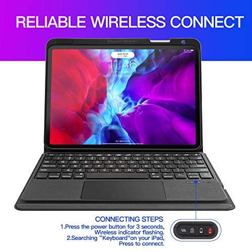 SUOLONG Wireless Touchpad Keyboard Case for iPad Pro 11 Inch 2021/2020