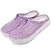 welltree Unisex Women's Men's Garden Clog Shoes Quick Drying Slippers Sandals 7 US Men / 9 US Women Purple/40