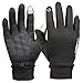 HiCool Winter Gloves Touch Screen Gloves Thermal Cycling Gloves Driving Gloves for Men and Women (Black, Large/)