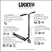 LUCKY Crew Pro Stunt Scooter, Black/NeoChrome