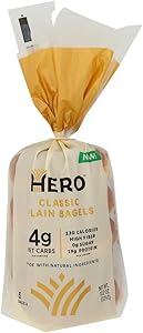 Hero Bread Classic Plain Bagels, 13.2 OZ