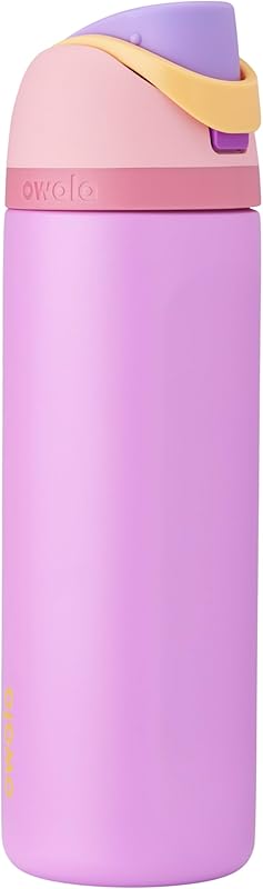 Owala Disney Princess FreeSip Insulated Stainless Steel Water Bottle with Straw for Sports and Travel, BPA-Free Sports Water Bottle, 24 oz, Rapunzel