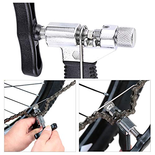 Oumers Bike Chain Tool + Chain Checker, 2in1 Universal Bicycle Chain