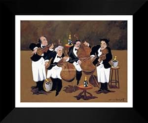 Amazon.com: Guy Buffet Framed Art Print 15x18 &ldquo;Quartet&rdquo;: Artwork