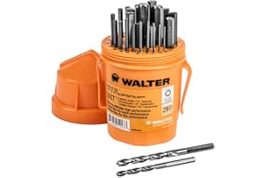 Walter Surface Technologies Shank Jobber Length Drill Bits 29 Piece SST Bit Set