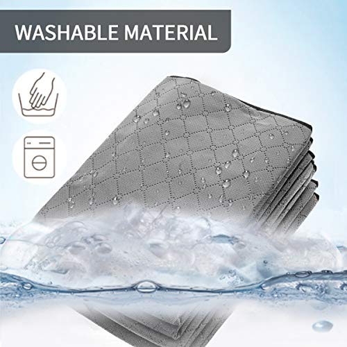 king do way Clothes Storage Bags 23.6" x 16.9" x 13.7" 2 Section Large Capacity Comforter Storage Bags with Strengthen Handle, Clear Window, Zipper for Clothes, Blankets, Closets, Bedrooms,