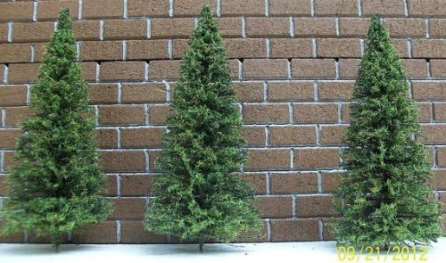 Miniature Trees for Model Railroad Scenery, Train Layouts, Craft Projects,Diorama & Doll Houses / 9 Pack Each Pine Tree is Approximately 3" Tall