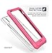 Encased iPhone Xs Max Case Pink - Full Body Clear Case with Tempered Glass Screen Protector for Apple iPhone XsMax