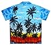 V.H.O. Funky Hawaiian Shirt, Shortsleeve, Beach, Turquoise, XXL