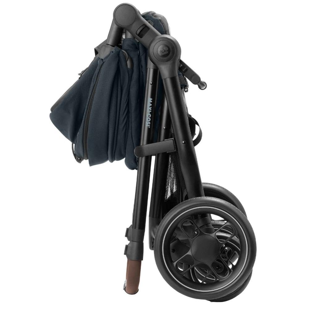 Maxi-Cosi Kombi-Kinderwagen Modell 2-in-1 Zelia³ wendbarer Sitz & Wanne in einem, verstellbarer Schieber, 22 kg - Essential Graphite 7
