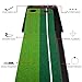 WINCAN Golf Putting Mat Green Indoor Outdoor–Auto Ball Return Function–Portable Golf Court Mini Training Aids - Extra Long Real-Like Grass Putting Trainer Set–3 Practice Bonus Balls