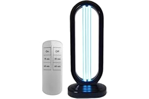 UV Sanitizer Lamp with Remote Control, 3-Speed Timer Settings, Multi-Function for Home, Kitchen, Baby Room, Office