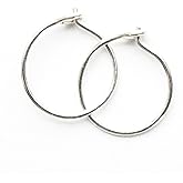 Minimalist Little Hoop Earrings Solid 925 Sterling Silver Handmade 1 Pair Your Choice 8mm 10mm or 12mm Extra Small Sleeper Huggy Hoops