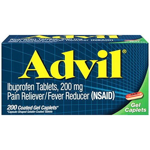 Advil Coated Gel Caplets Pain Reliever And Fever Reducer Ibuprofen 200mg 200 Count Buy 