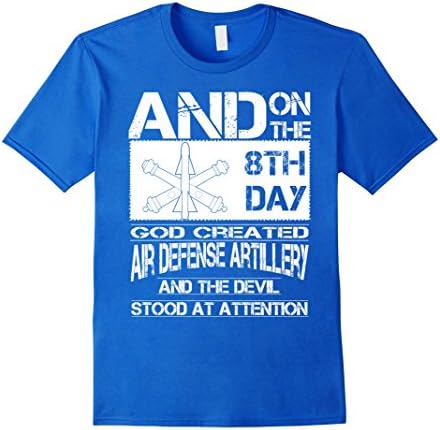 and on the 8th day god created air defense artillery and the - Male XL - Royal Blue