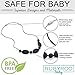 Silicone Teething Necklace - 12 Color Choices - Baby Safe For Mom To Wear - BPA-Free Beads To Chew - Stylish & Natural 