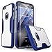iPhone 6 Case, fits iPhone 6s (Blue) SaharaCase Protective Kit Bundled with [Tempered Glass Screen Protector] Slim Fit Rugged Protection Case Shockproof Bumper Hard Back (Blue/White)