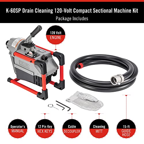 RIDGID 66492 Model K60SP Compact 120Volt Sectional Drain Cleaning