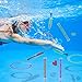 Kiddybrain 18 Piece Diving Pool Toy Set Diving Sticks (4 pcs) Toy Rings (4 pcs) Toypedo Bandits (4 Pcs) and Under Water Treasure Gift Set (6 pcs) Summer Fun Underwater Sinking Swimming Pool Toy for Ki