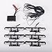 Orion Motor Tech 54 LED Amber Emergency Service Truck Car Vehicle Strobe Warning Light/Lightbars for Deck Dash Grill Windshield Headliner