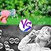 Avando Bubble Gun with Soap Solution - Summer Toy Bubble Shooter Bubble Brower Bubble Blaster withTriple and Quad Rings for Kids