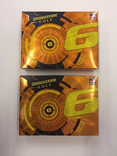 Bridgestone e6 Golf Balls, 24-pack, 2- dozen Yellow 2016