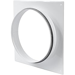 White Duct Connector Flange - 10 Inch Ducting