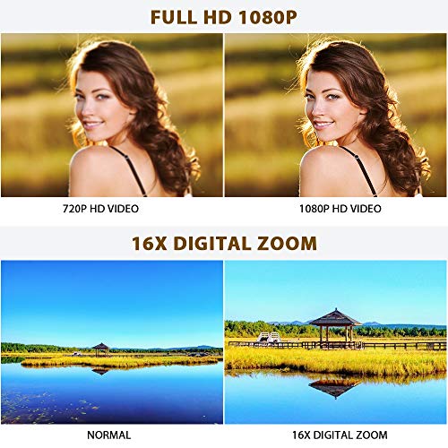 1 Camcorder+Actinow+Vlogging+Rotatable+Batteries