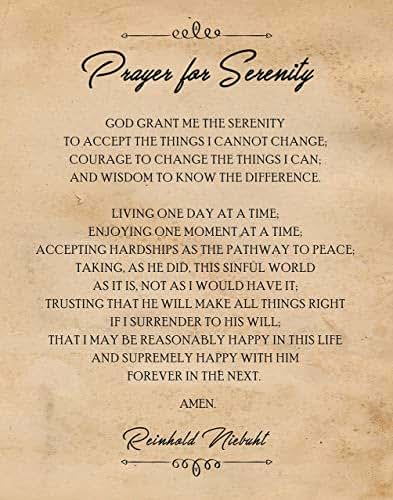 amazoncom original prayer for serenity poster print set of 1 11x14