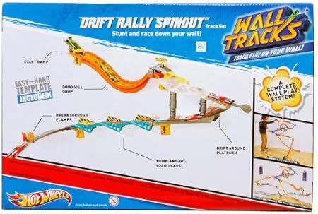 hot wheels wall tracks drift rally spinout