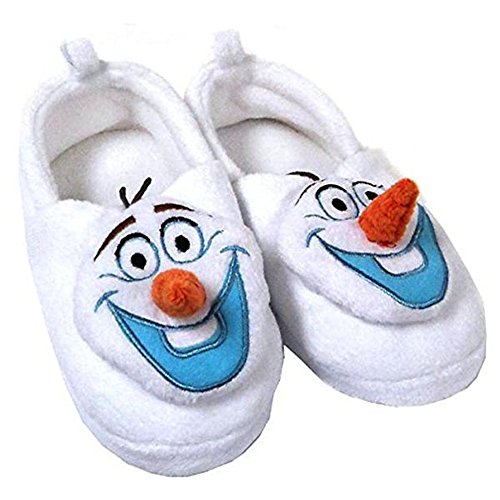Disney Store Frozen Olaf Plush Slippers for Kids Size 11/12