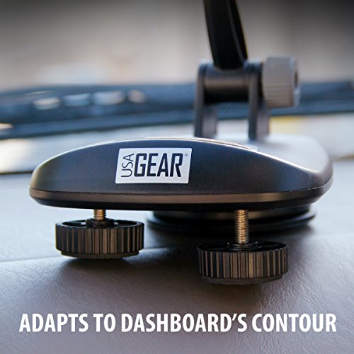 image for USA Gear Universal Dashboard Mount Holder w/ Suction Cup Hold, Non-Sli