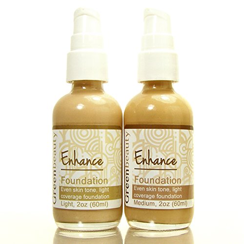 Creamy Natural Foundation, Green Beauty liquid mineral foundation with light coverage, eco friendly, cruelty free mineral cream foundation that works for mature skin. - Thumbnail 4