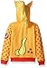 My Little Pony Little Girl's Apple Jack Costume Zip-up Hoodie Sweater, Orange/Yellow, 6X
