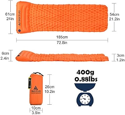 hikenture inflatable sleeping mat