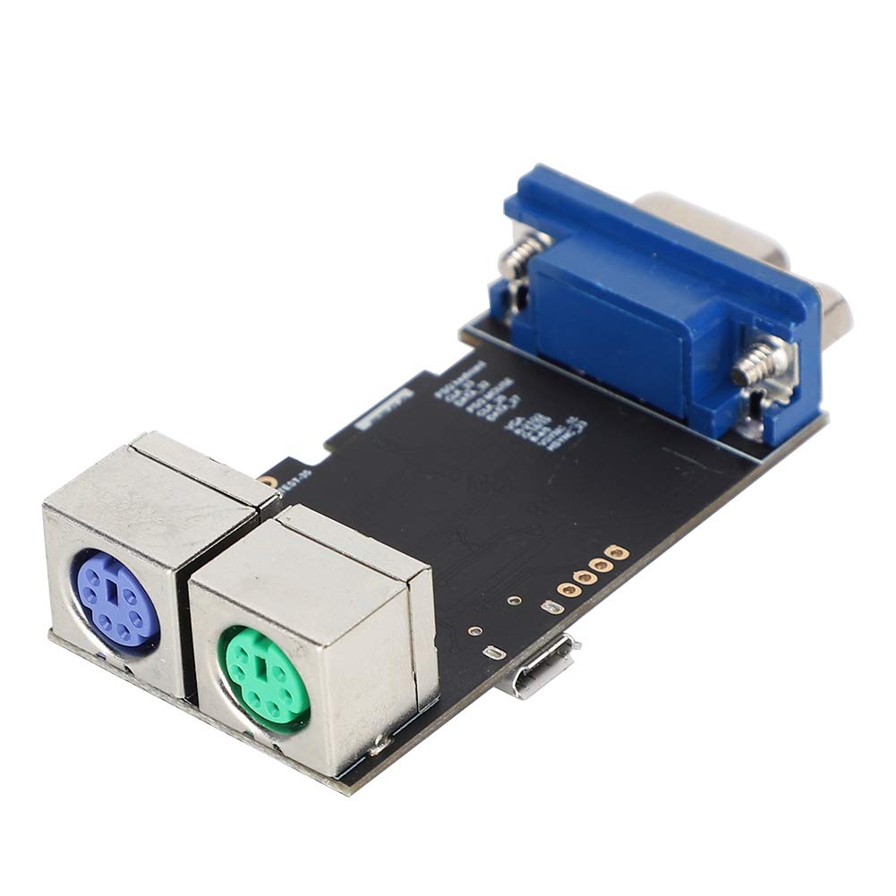 Diyeeni VGA Controller Board, PS/2 Control Module, Micro32 Chipset, Graphics Library, Game Engine, ANSI/VT Terminal, ESP32 Compatible, Desktop, Laptop, VGA, USB Output