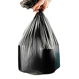 Nicesh 3 Gallon Trash Can Liners,130 Counts, Black