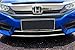 Rqing For Honda Civic 10th 2016 2017 2018 Chrome Front Lower Grill Grille Mesh Cover Trims -2PCS