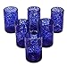 NOVICA Artisan Crafted Clear Blue Hand Blown Recycled Glass Tumbler Glasses, 14 0Z. 'Marine' (Set Of 6, Pitcher Not Included)