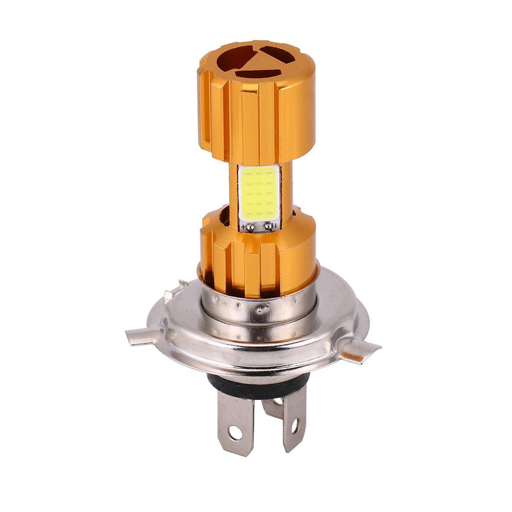 H4 Led Motorcykel-Motorcycle modified headlights, H4 18W DC12V universal three-claw LED headlights