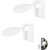 UtySty 2 Pack Home Security Camera Bracket Wall Mount Holder Dome Camera Ceiling Adhesive Non Screw Stand for Security Indoor Cam Indoor Security Camera Baby Monitor Pet Dog Camera Surveillance CCTV