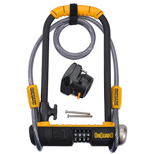 onguard bulldog d lock with cable