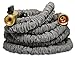 TITAN Heavy Duty Expanding 75ft Garden Water Hose Leak Resistant Solid Brass Connectors Super Strong and Durable Double Layer Latex Core Design Expandable Flexible