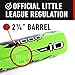 Franklin Sports Venom Aluminum Official Youth Tee Ball Bat - USA Regulation Approved - Perfect for Soft Core T-Balls - 26 Inch/16 Ounce (-10) Green